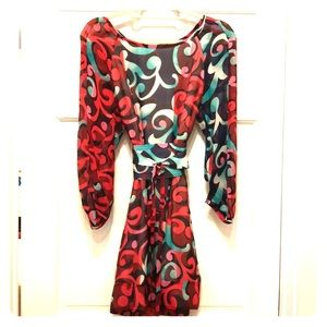 Diane Von Furstenberg dress.